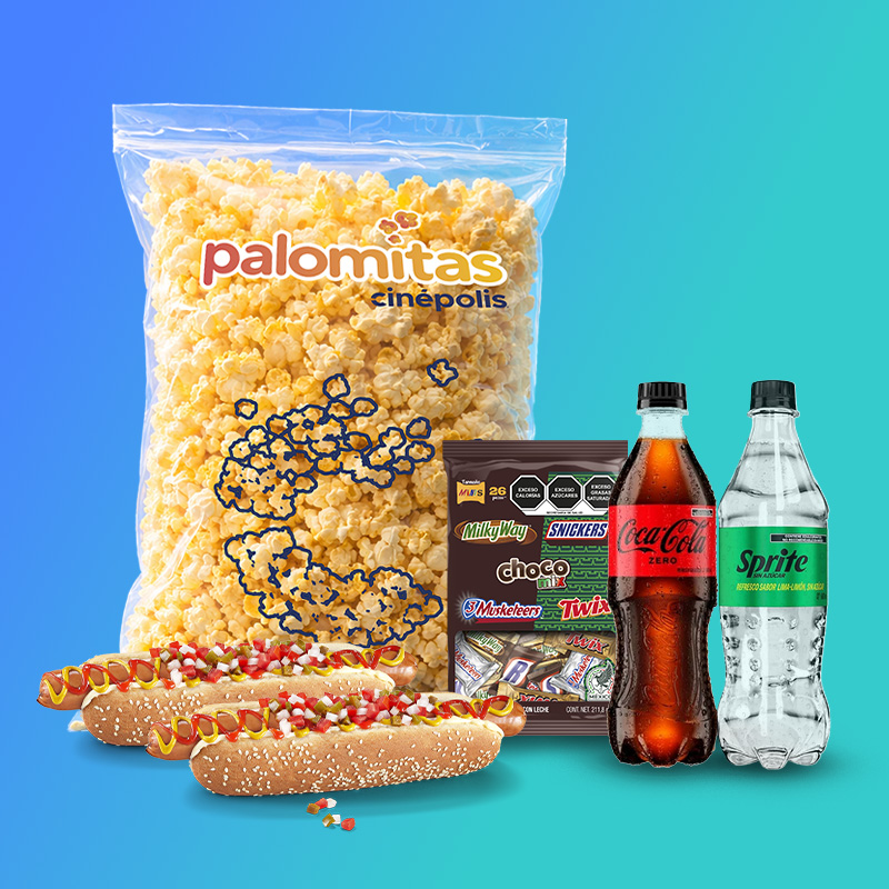 Combo Hot Dogs Soccer Party Mix