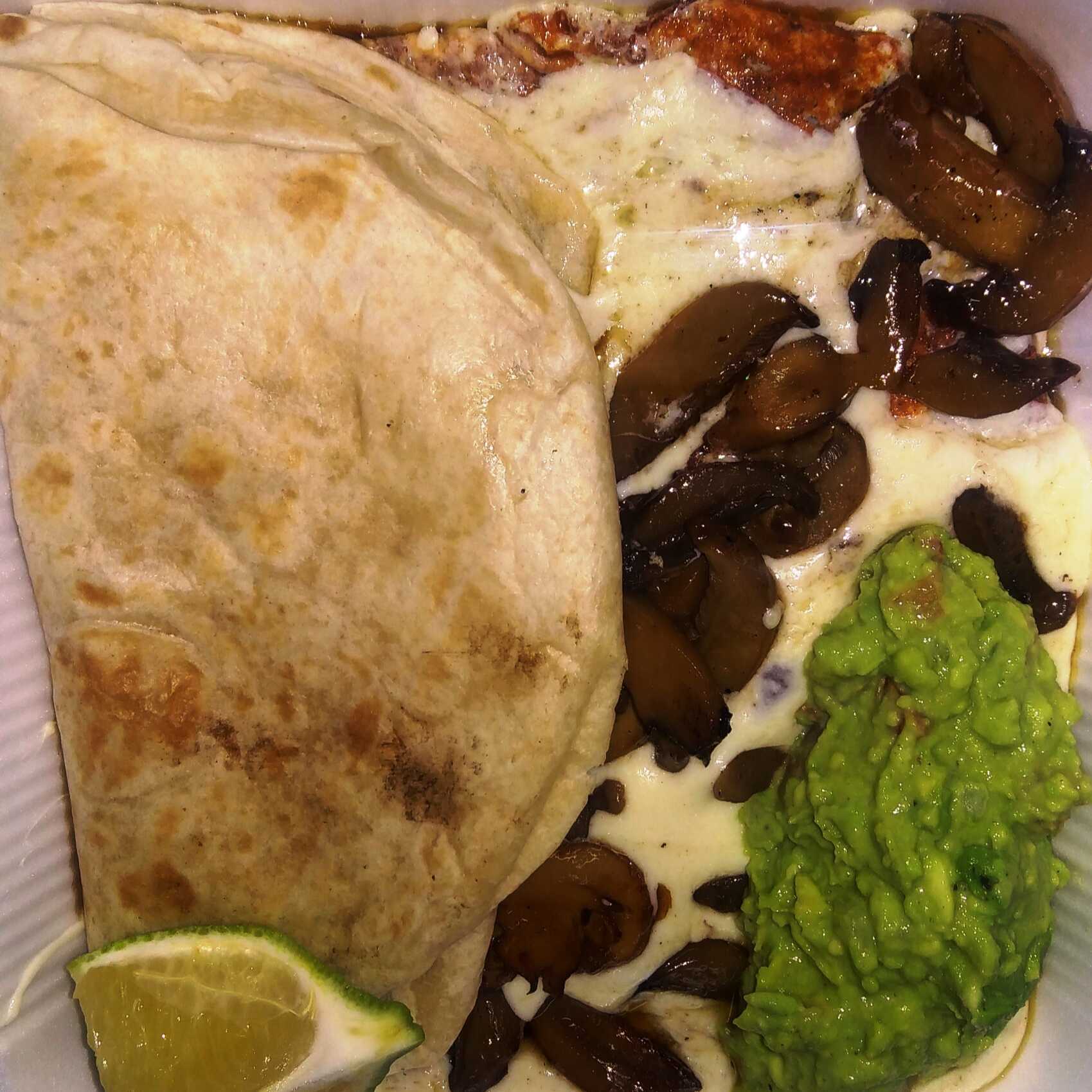 Queso Fundido con Champiñón