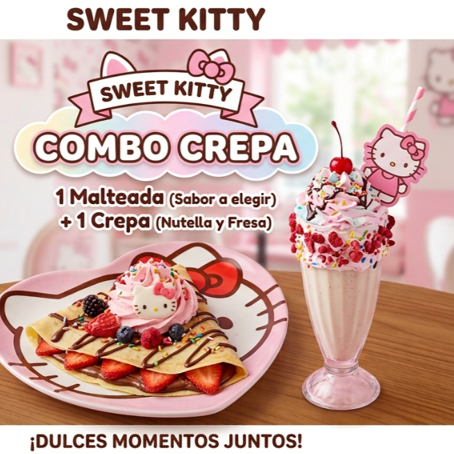 Combo Crepa y Malteada