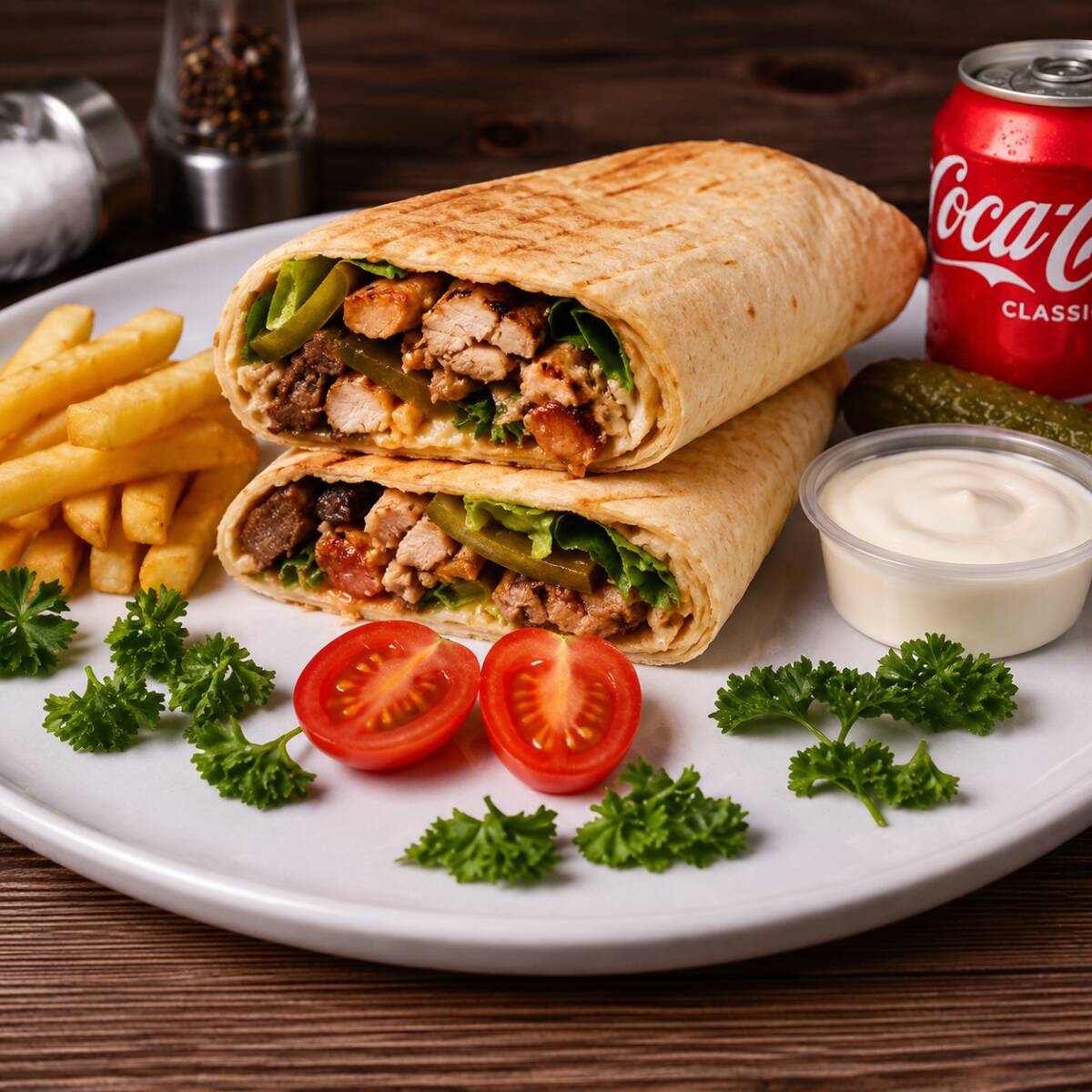 Combo Mustawarma Shawarma Mixto