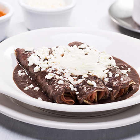 ENFRIJOLADAS RELLENAS