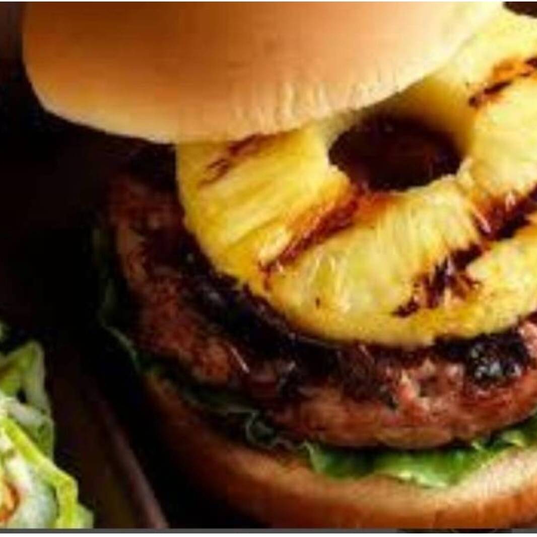 Hamburguesa Hawaiana con Queso