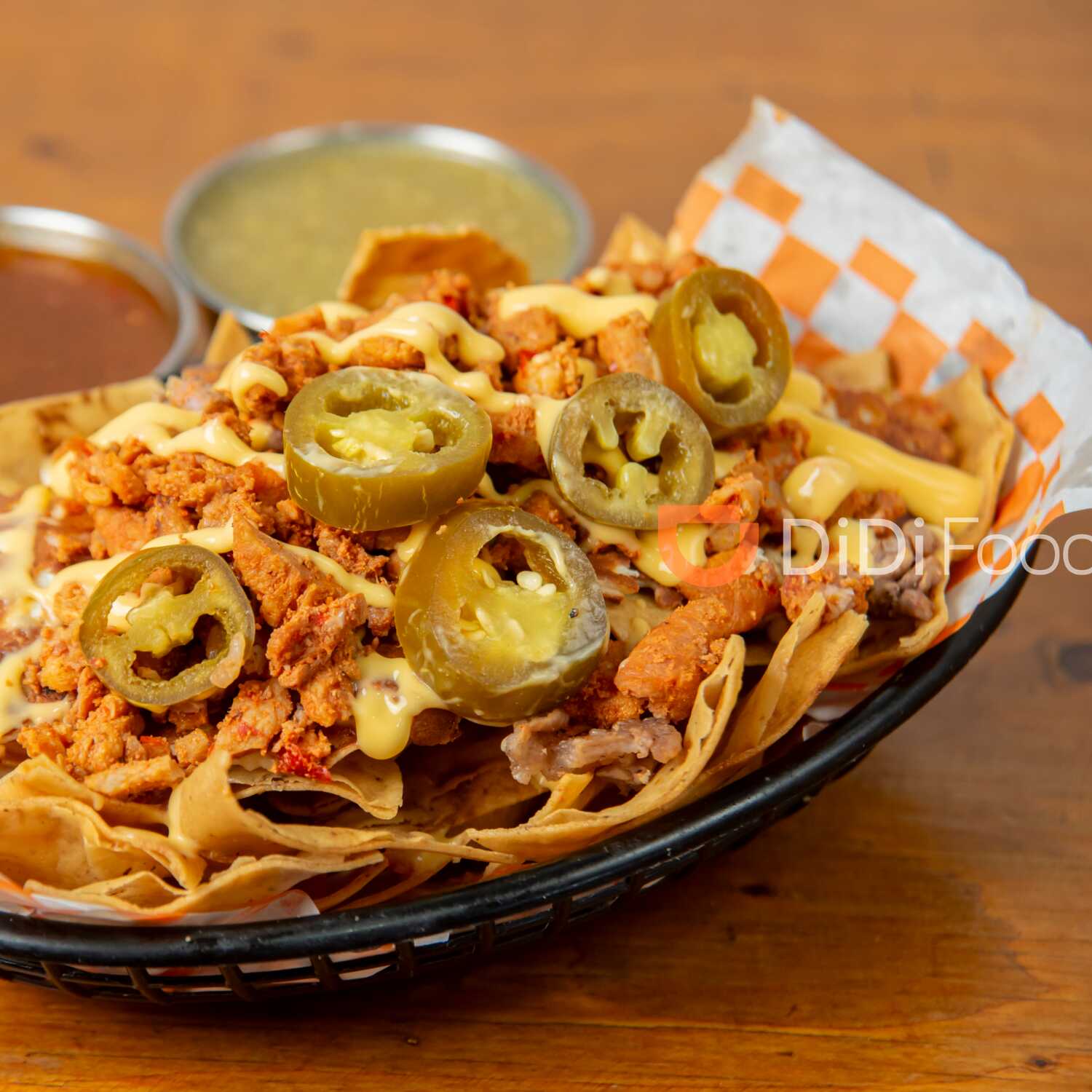 Nachos con Pastor + Papas fritas