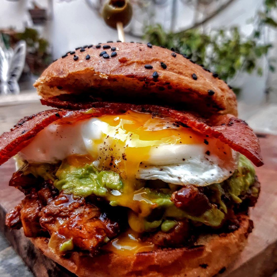 Hamburguesa la Porchetta