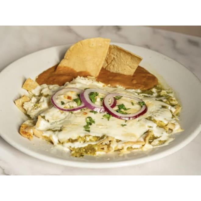CHILAQUILES CON POLLO