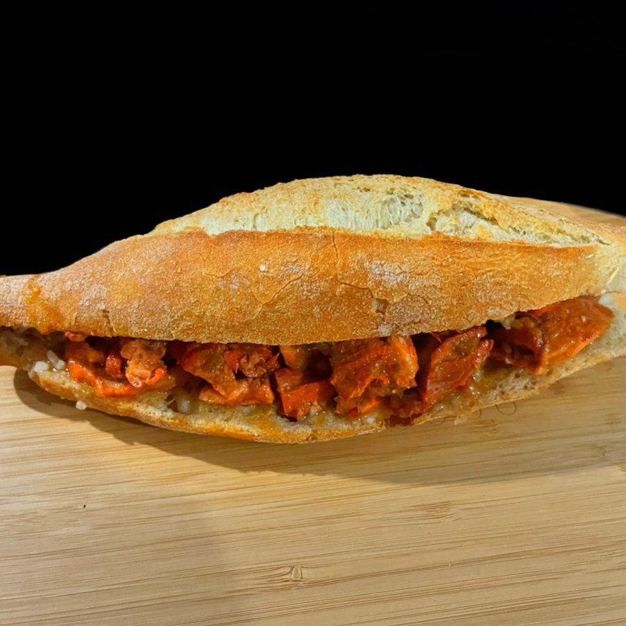 Lonche de Chicharrón