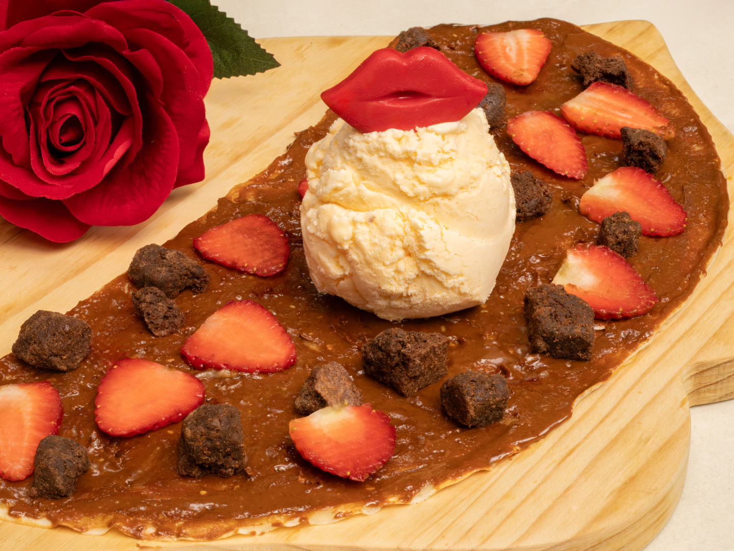 Crepe Con Mantequilla De Maní_y_Cacao
