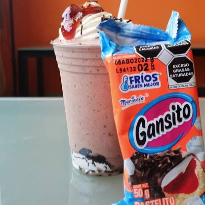 Frappé de Gansito.
