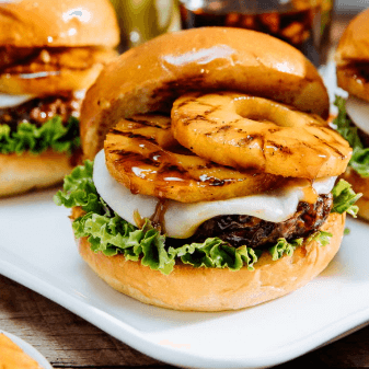 Hamburguesa Hawaiana