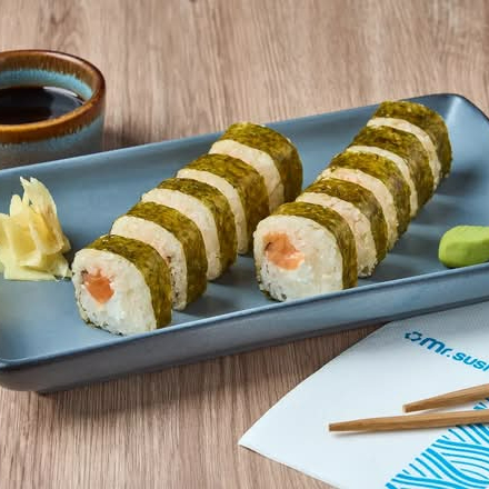 Sushi Filadelfia Maki Salmon - Salmon y Queso con