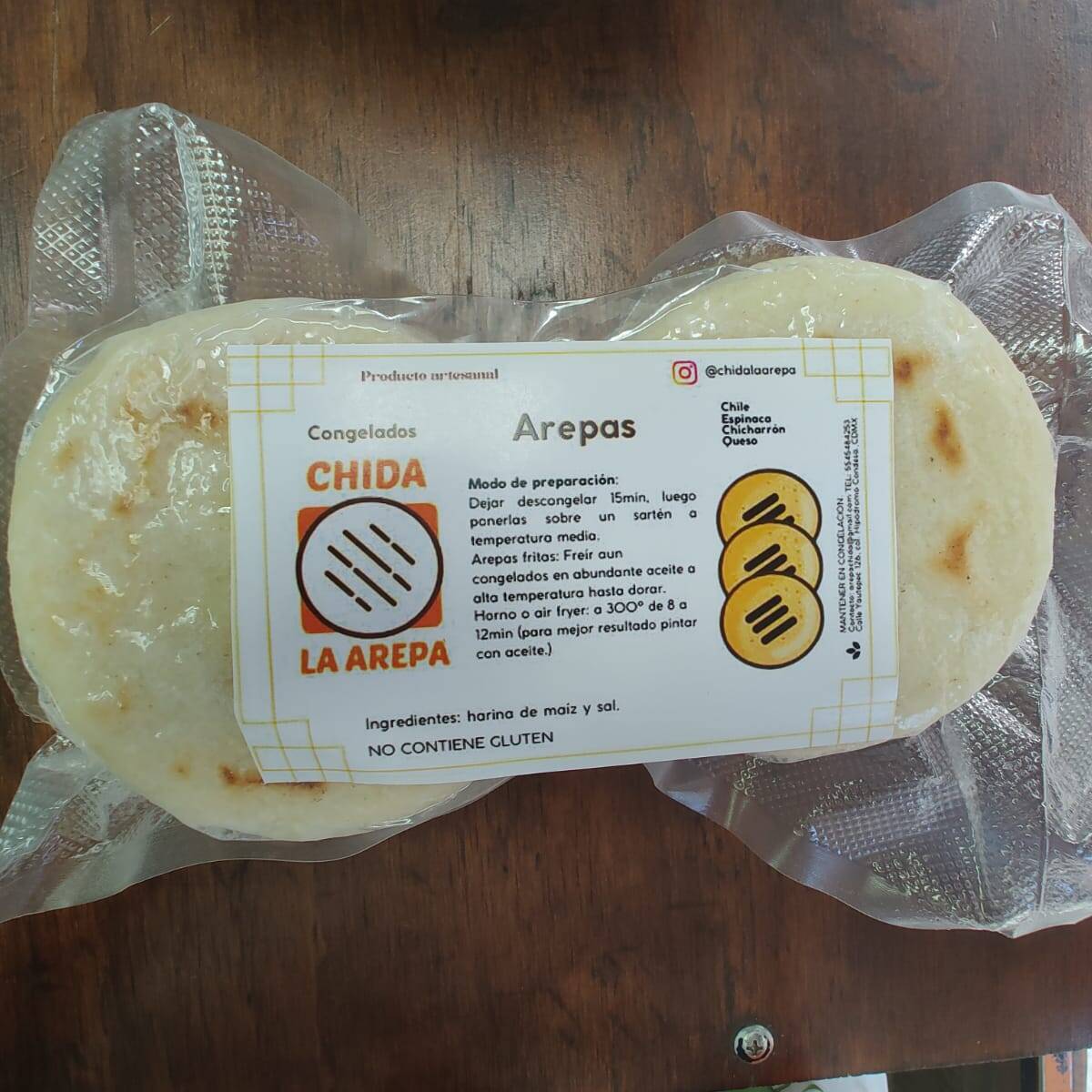 Arepas 6 Unidades (congeladas)