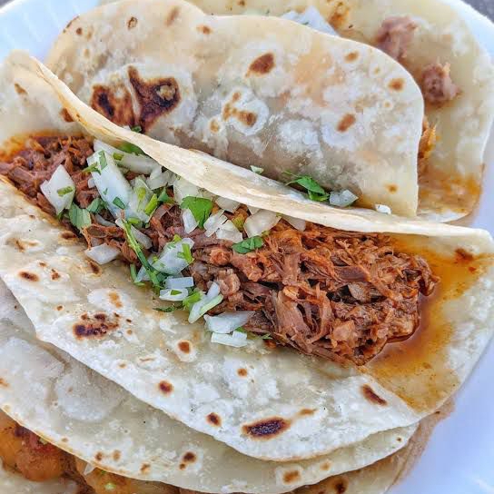 Taco de Barbacoa de Harina