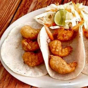 Taco de Camarón Capeado (1 pieza)