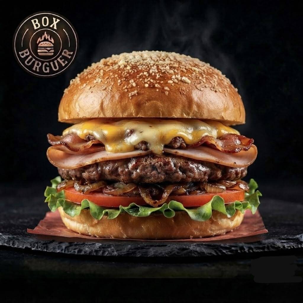 Garlic "Box" Burguer