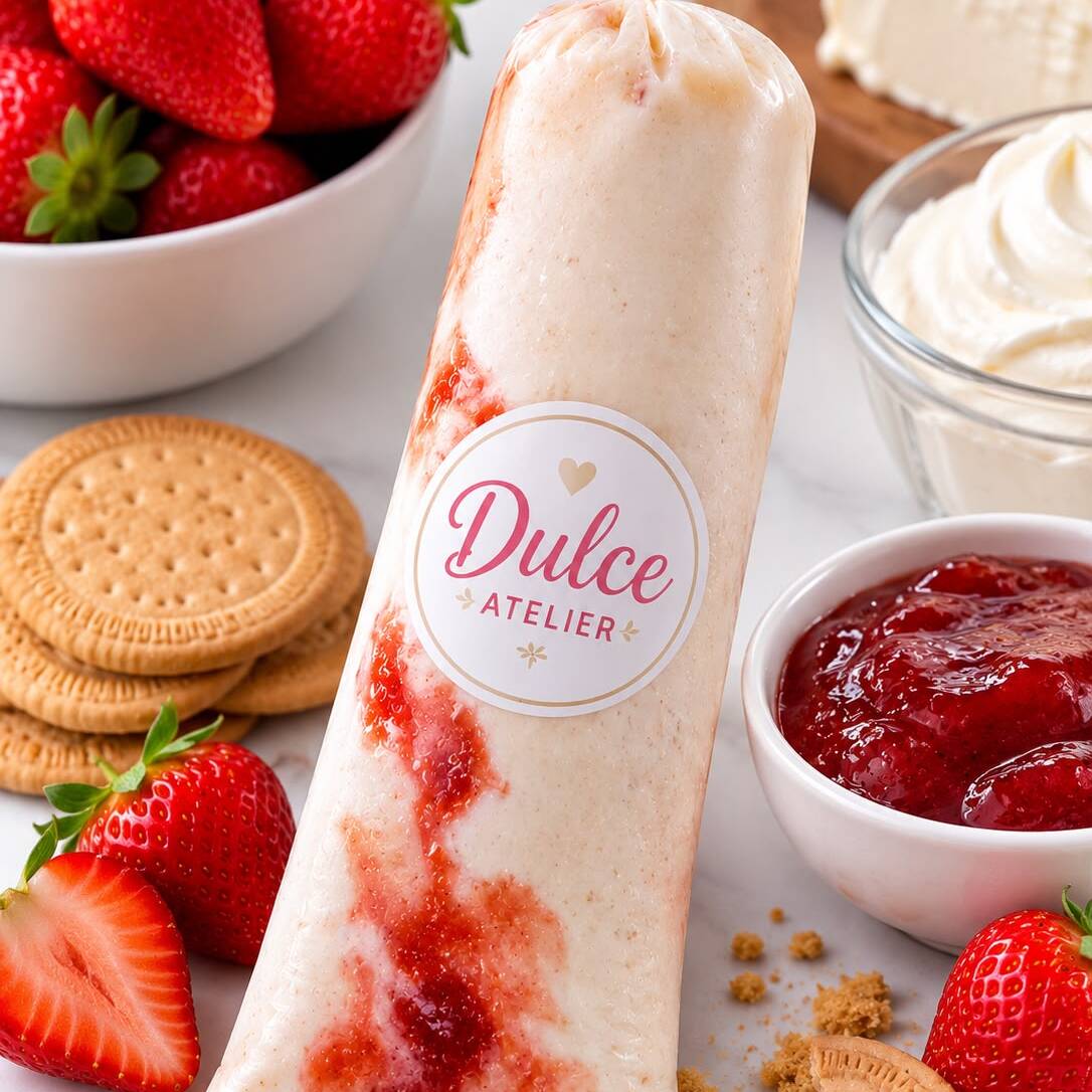 Hielito de Cheesecake de Fresa