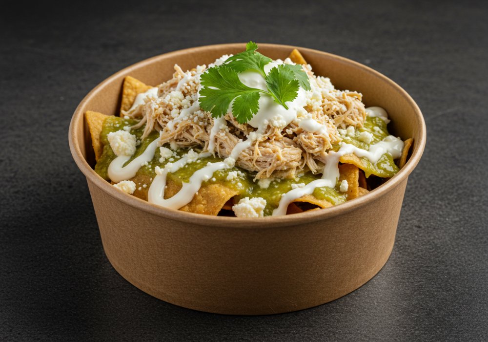Chilaquiles Verdes con Pollo