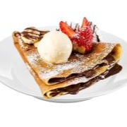 Crepes con NUTELLA y Fresa 34 0z