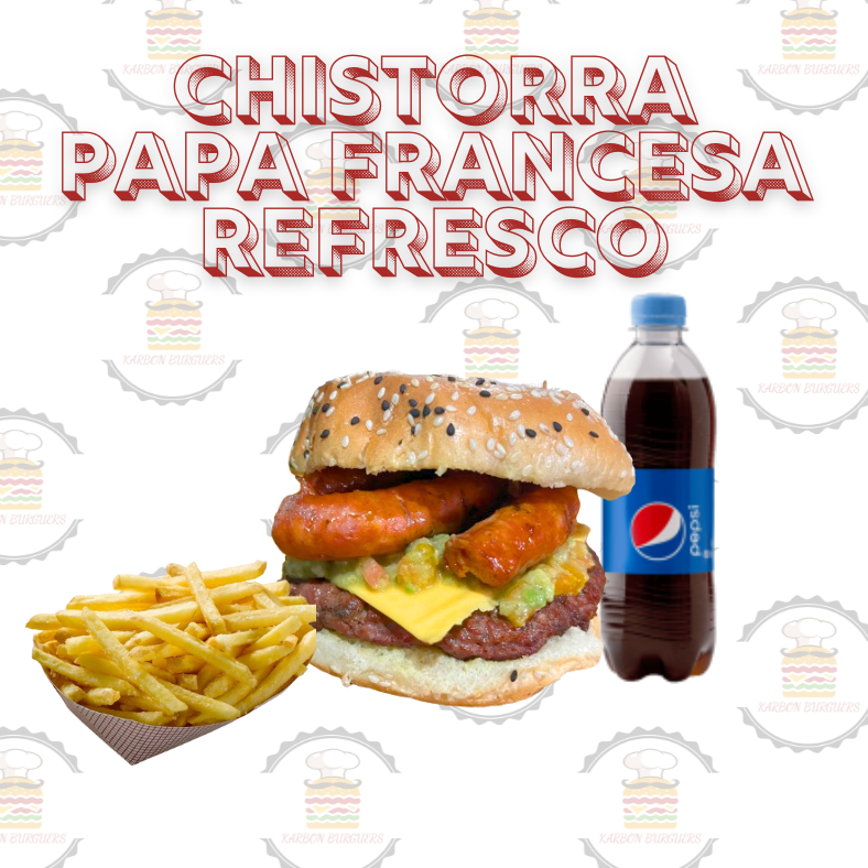Hamburguesa Chistorra Combo