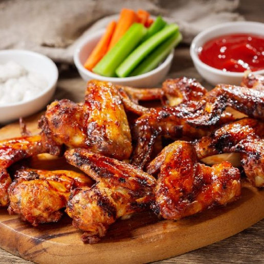 MEDIA DOCENA WINGS + PAPAS
