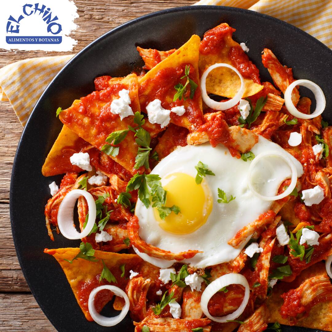 Chilaquiles Rojos (Poco Picante)