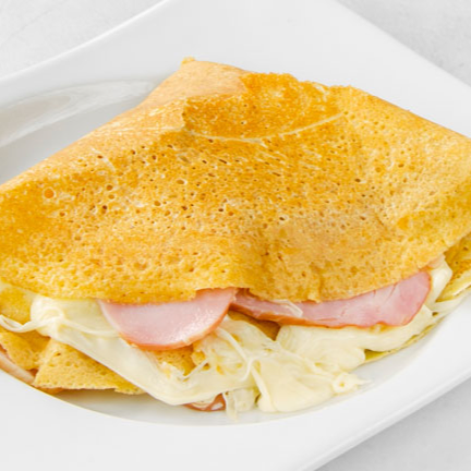 Crepa Pechuga de Pavo y Queso