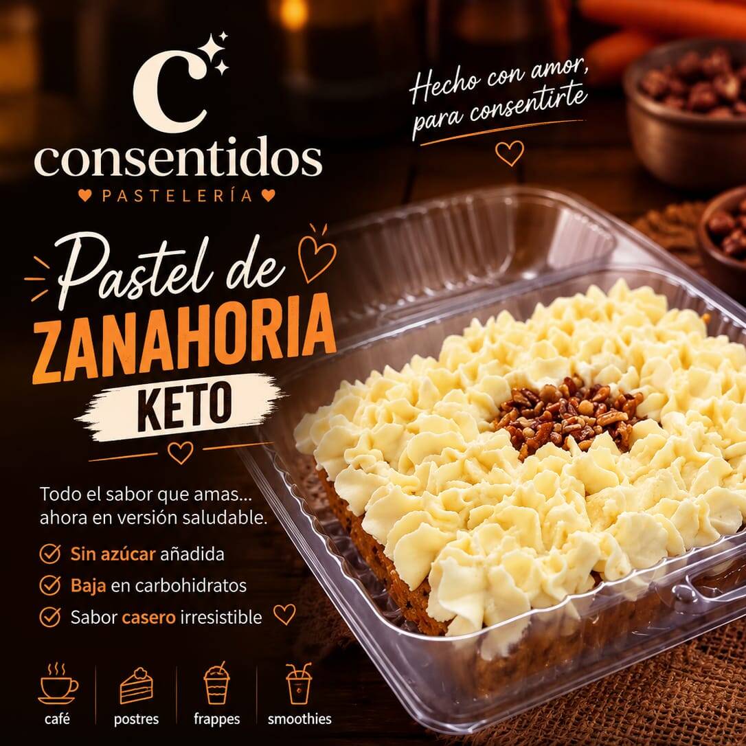 Pastel de Zanahoria Keto