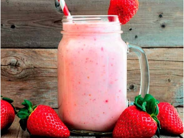 Malteada de Fresa