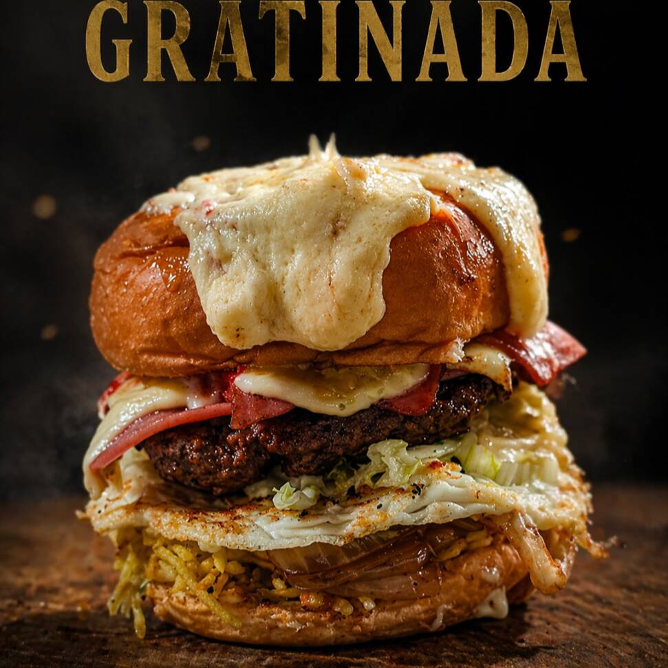 Hamburguesa Gratinada