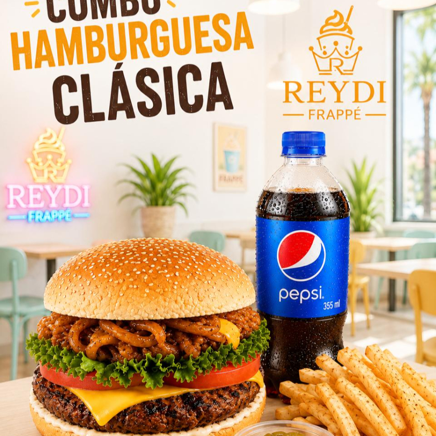 Combo Hamburguesa Clásica