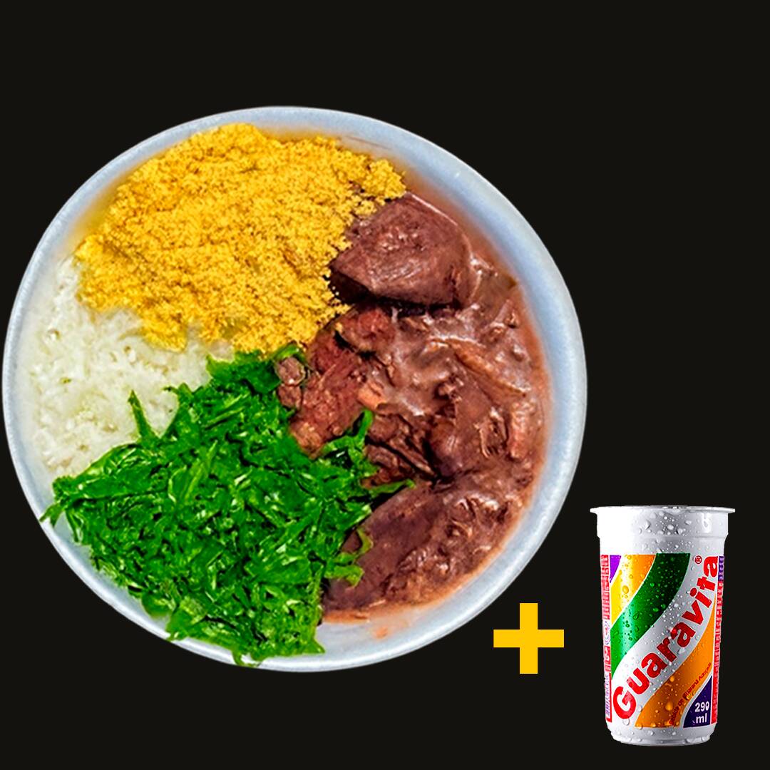 Arroz , feijão , couve , farofa , lombo , costela , calabresa