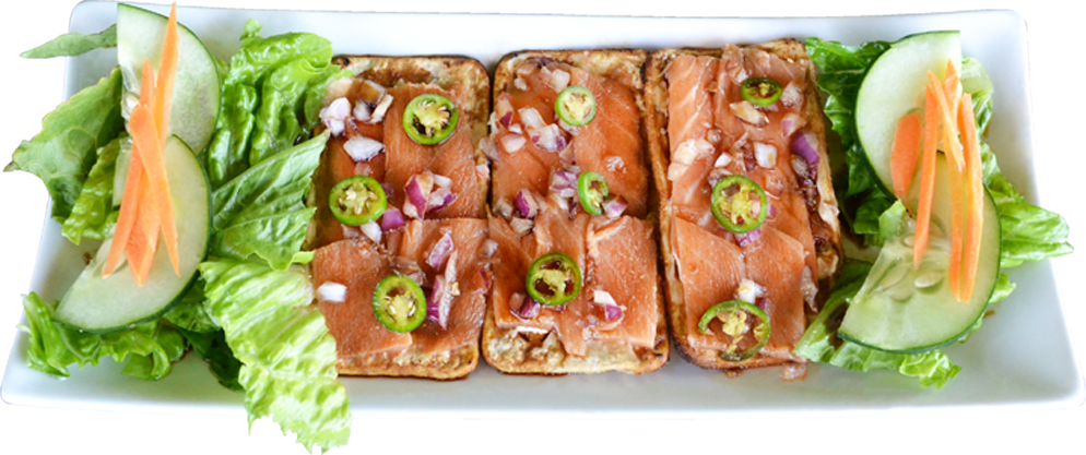 Tostadas De Salmón