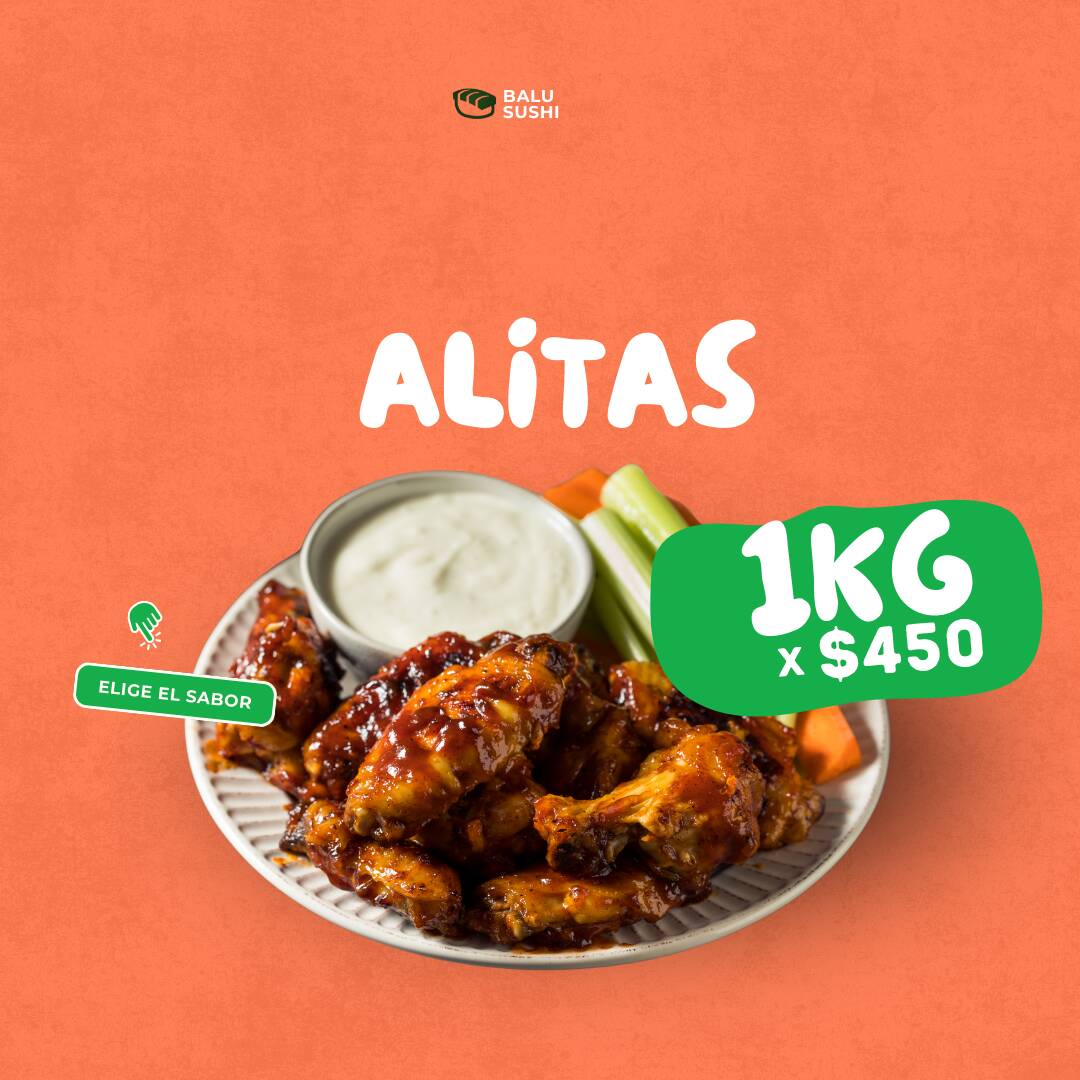 Alitas 1kg.
