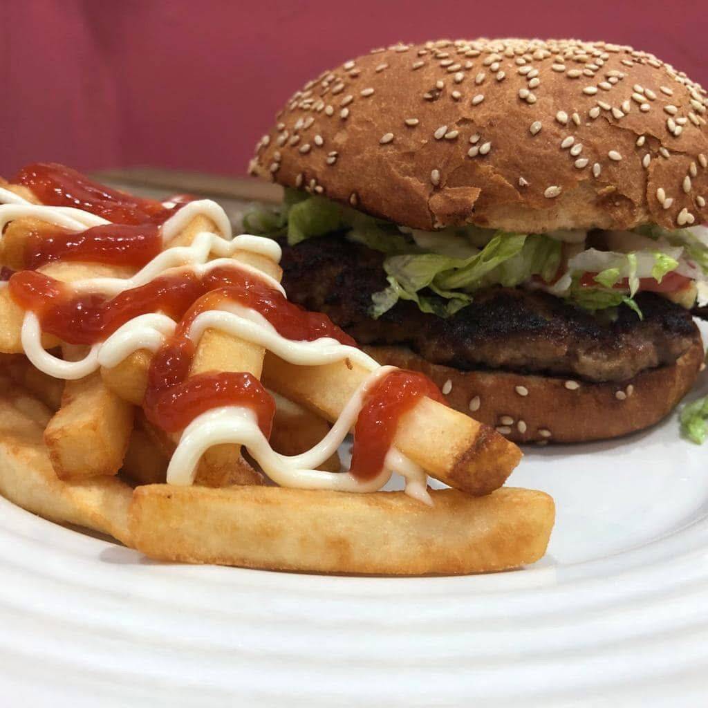 Hamburguesa con Papas