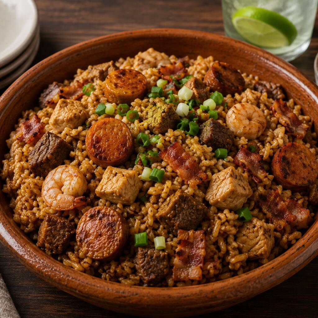 Medio Arroz Trifásico para 3 Personas