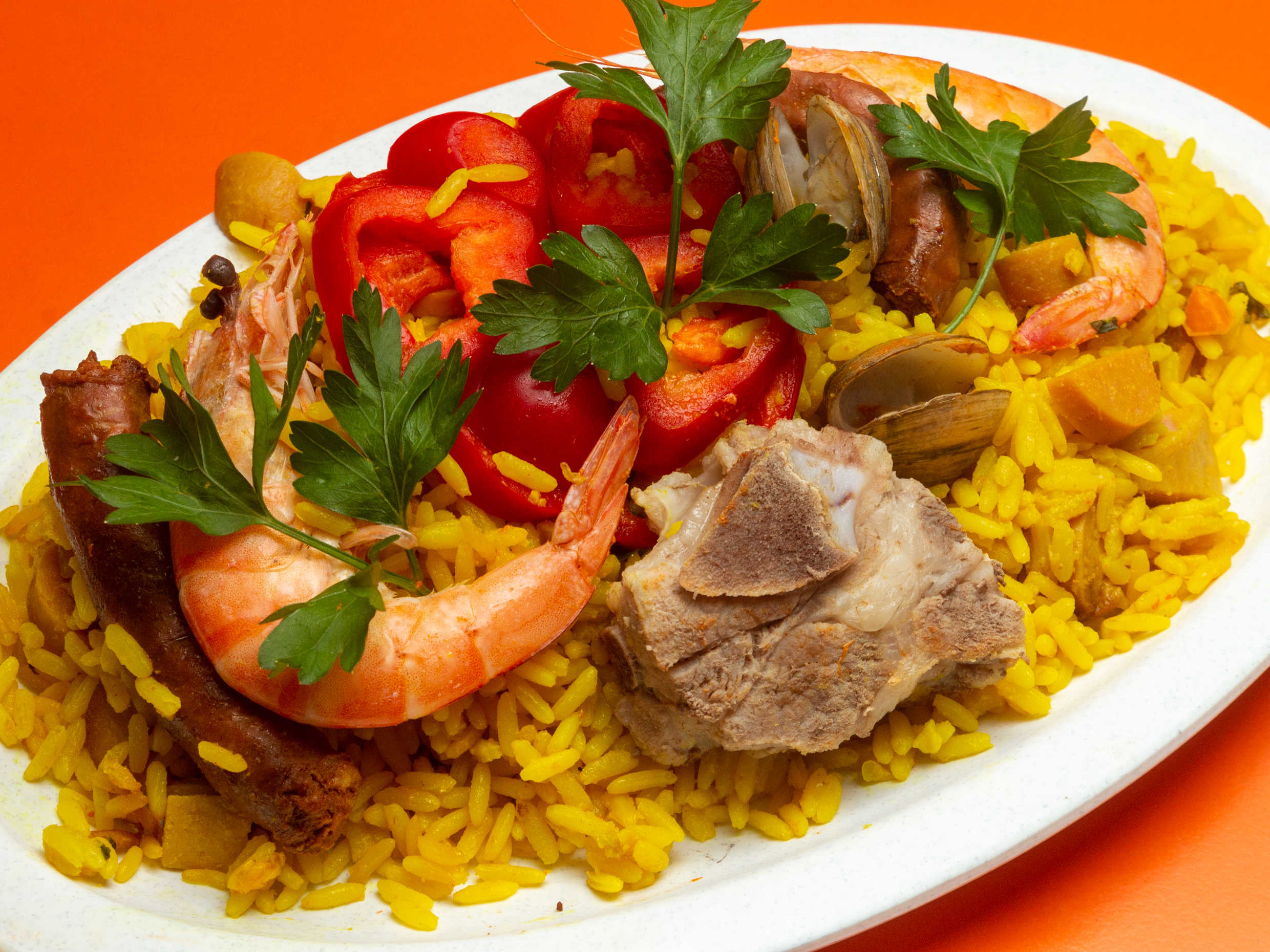 Paella a la Valenciana