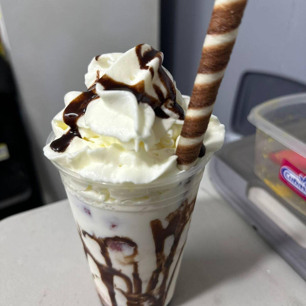 Fresas con crema naturales