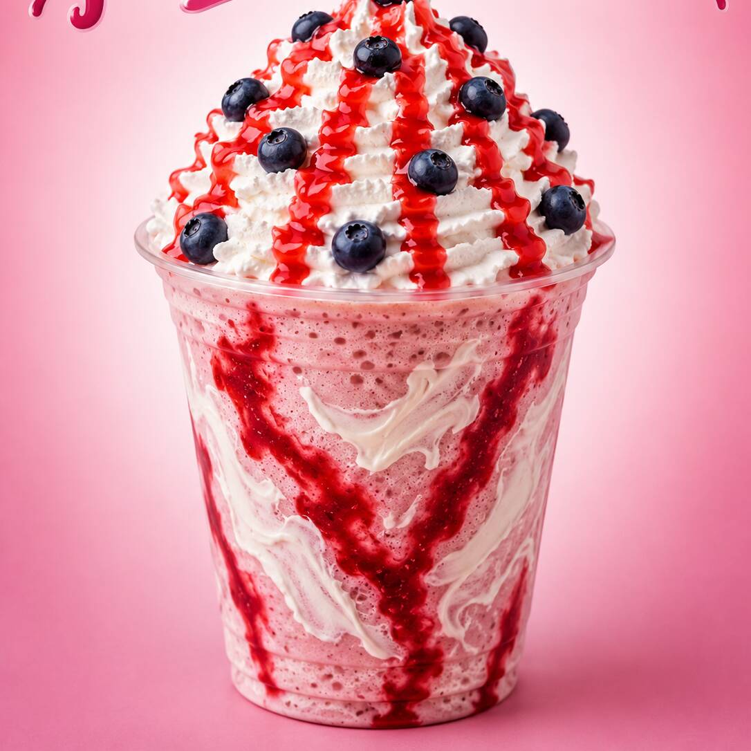 Frappé Fresas con Crema