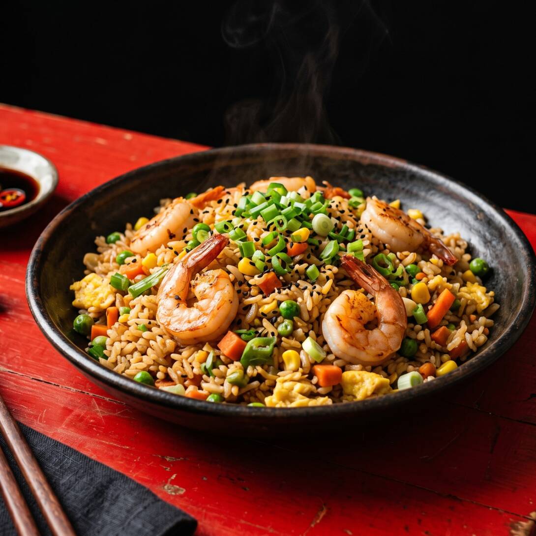 Yakimeshi Especial con Camarón