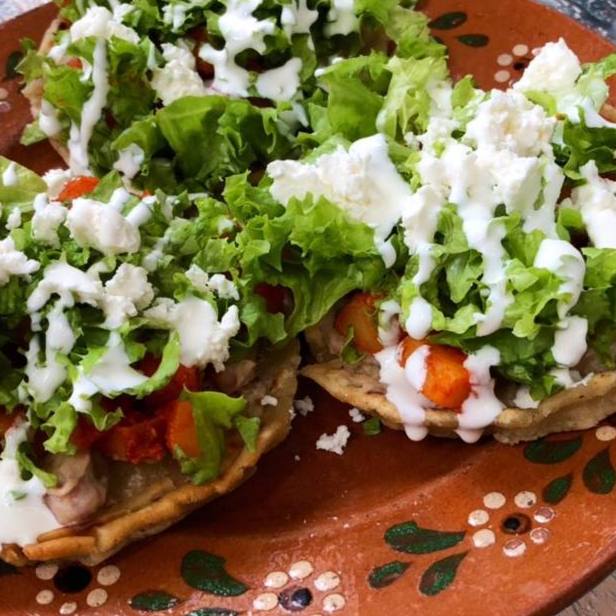 Sope de papa con longaniza