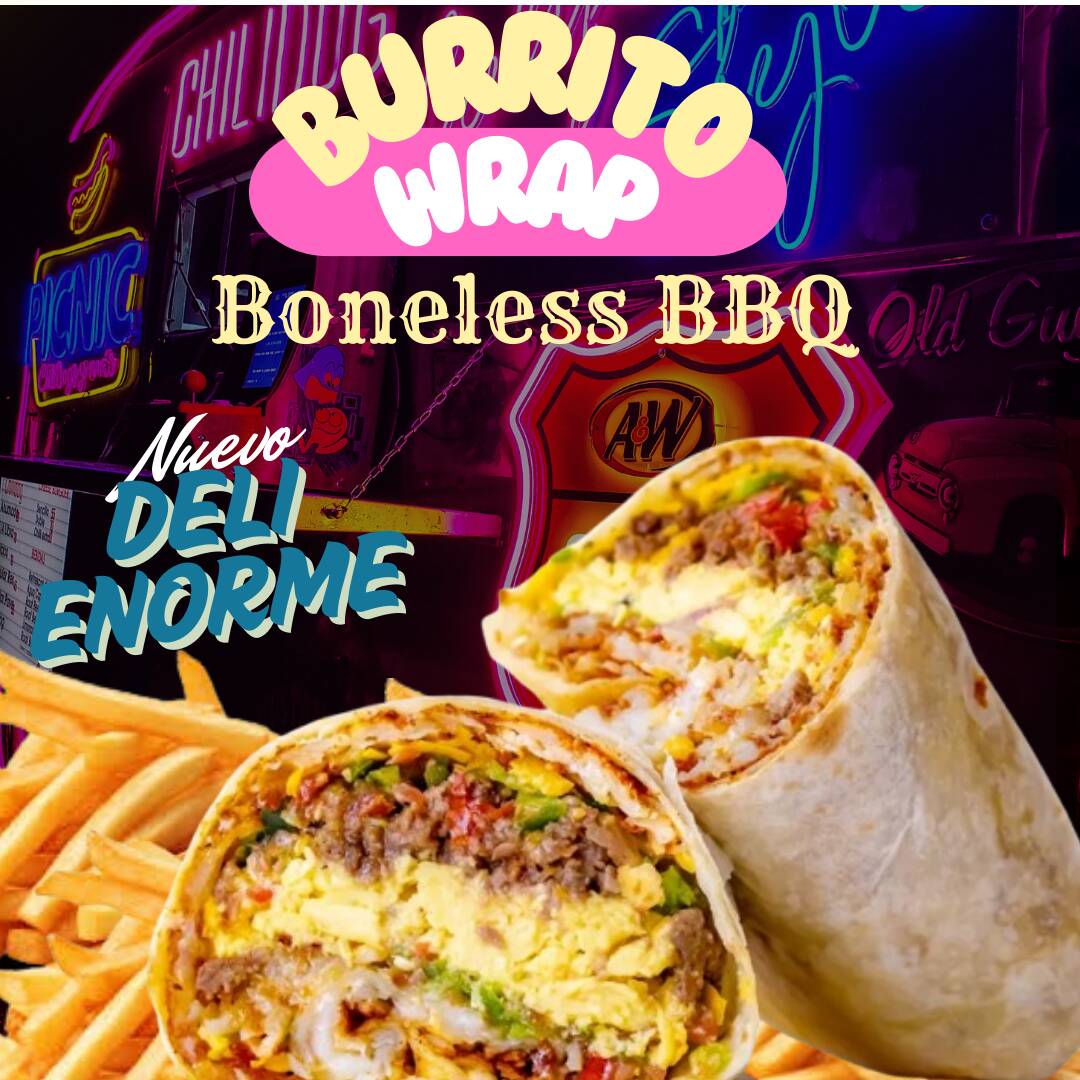 Burrito Wrap Boneless BBQ