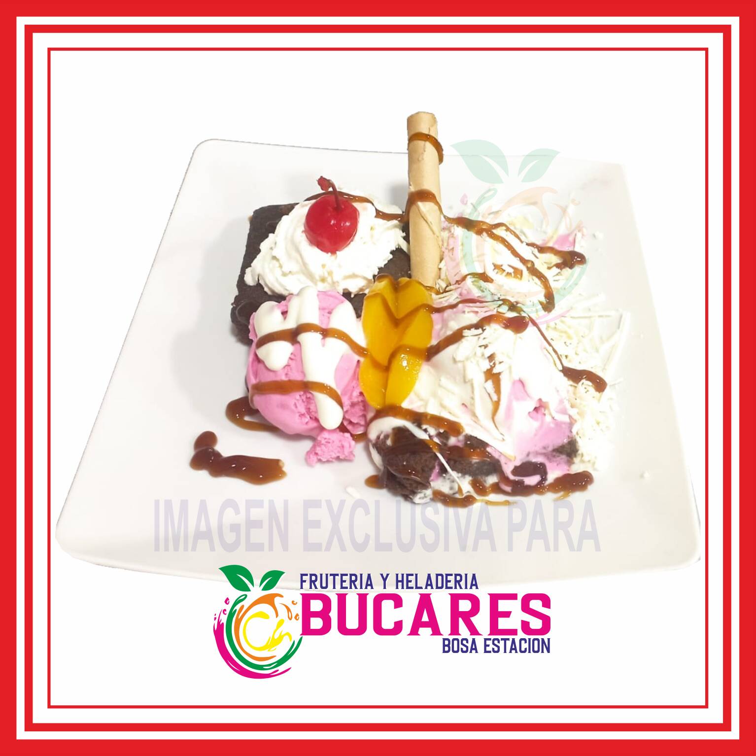 Brownie con Helado