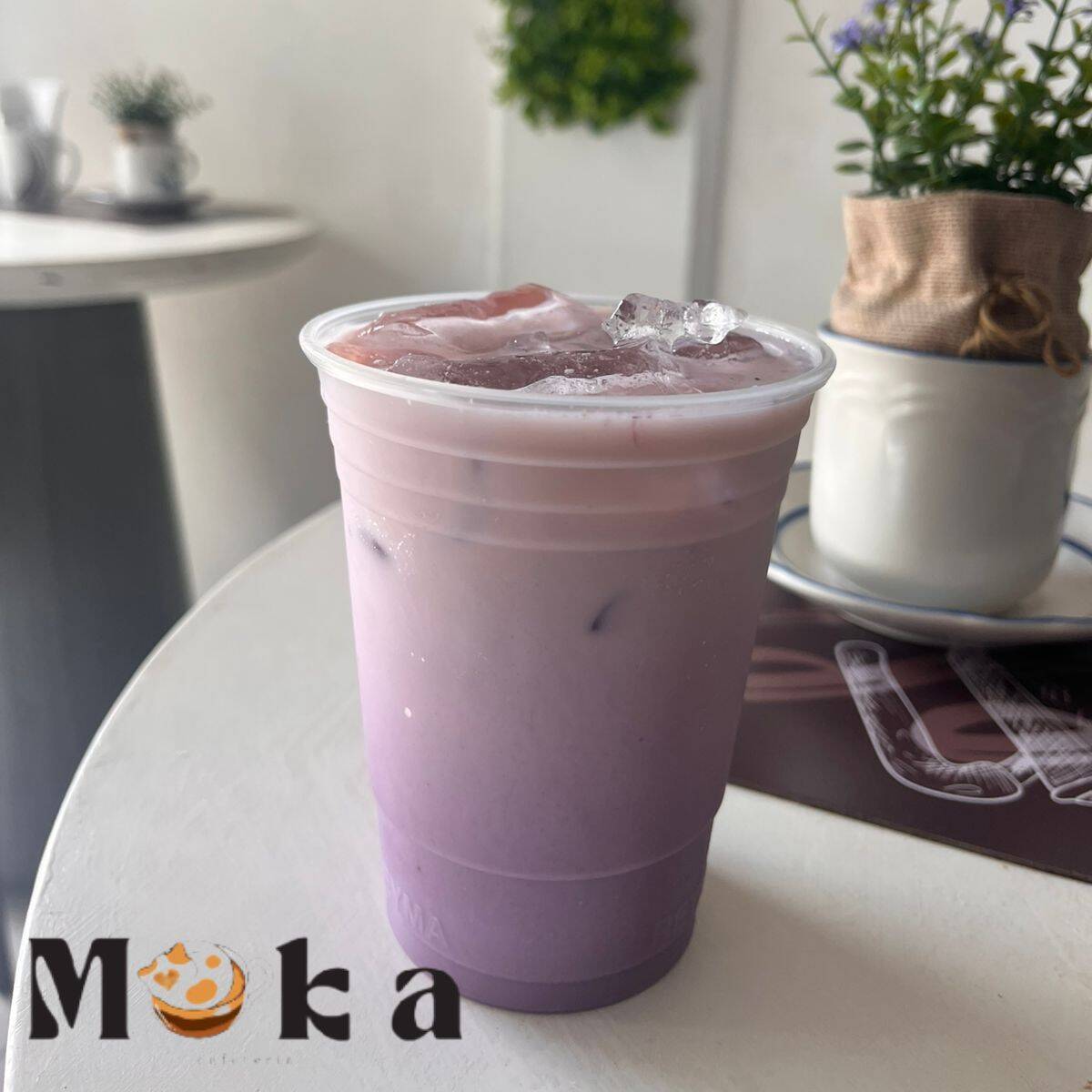 Helado Latte de Taro