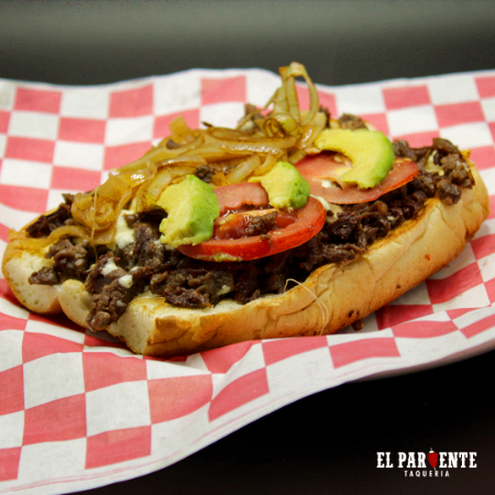 Torta de Arrachera