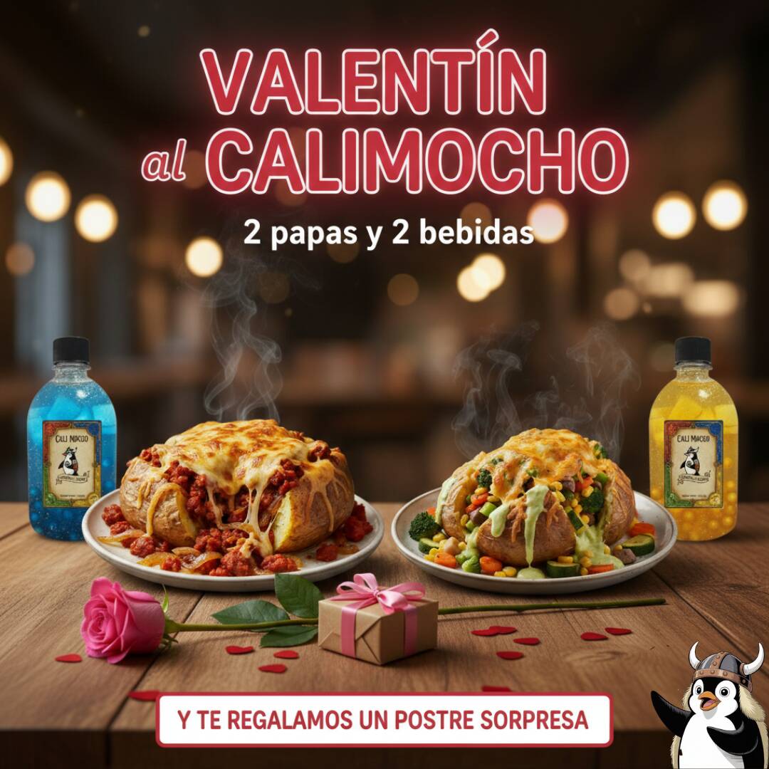 Valentín Al Calimocho + POSTRE GRATIS