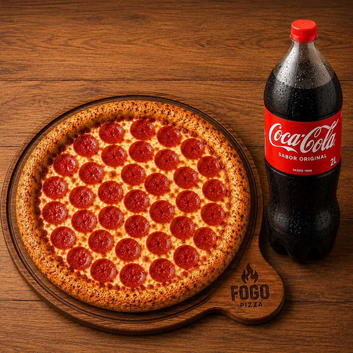 Pizza Pepperoni Refresco 2 Litros