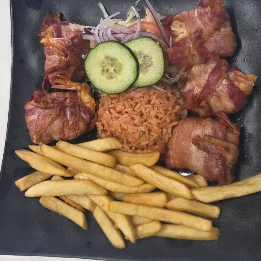 Filete (o Camarones) Rellenos de Mariscos