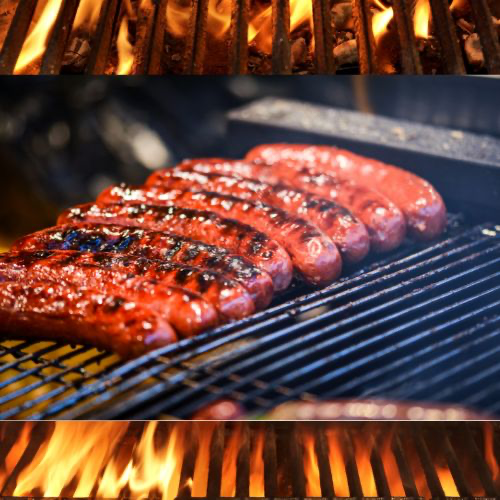 Salchichas Asadas