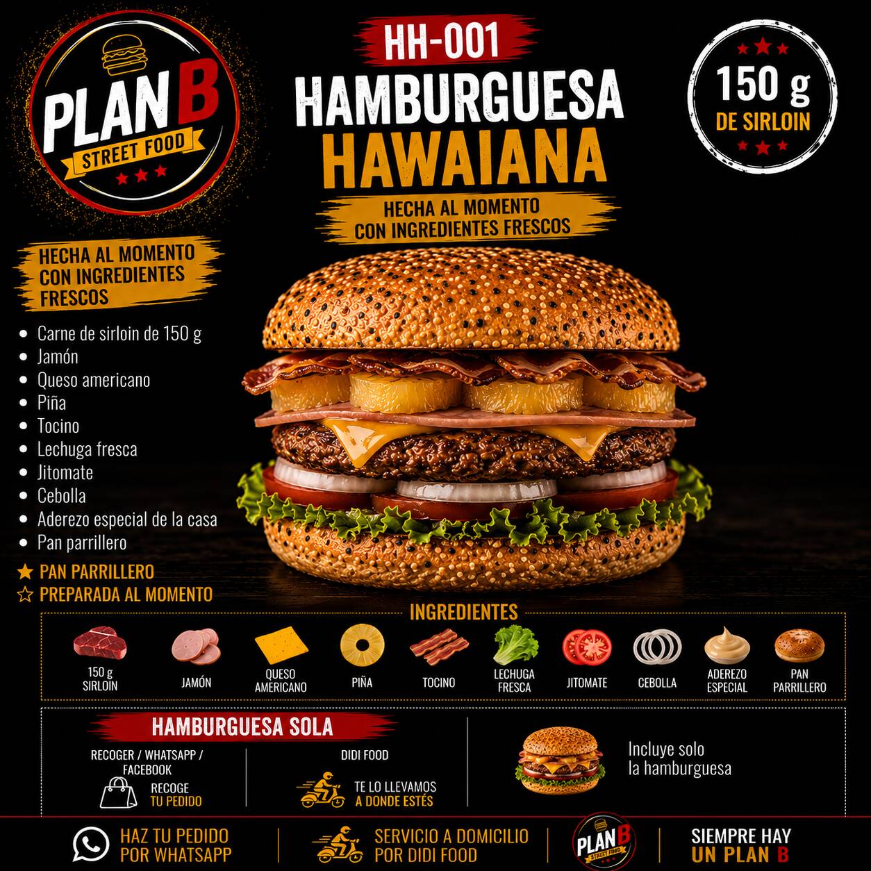Hawaiana de Sirloin