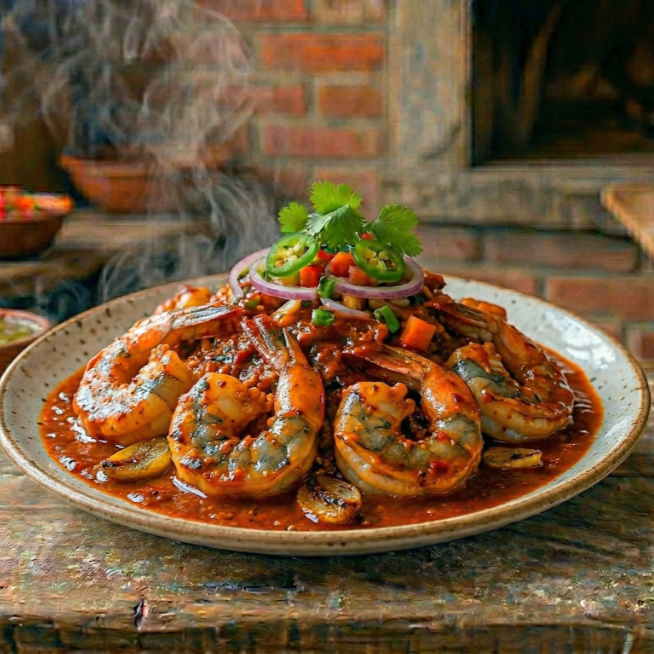 Camarones a la Diabla