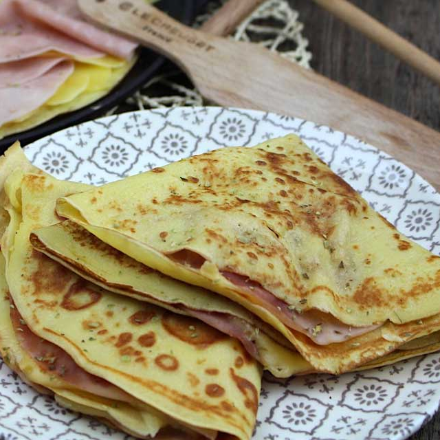 Crepa Salada de 2 Ingredientes a Elegir